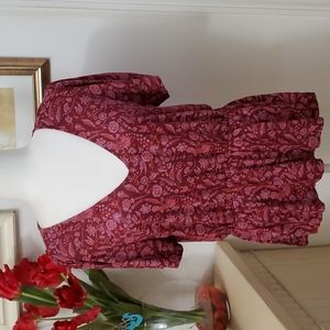 Lucky brand v neck pull over top